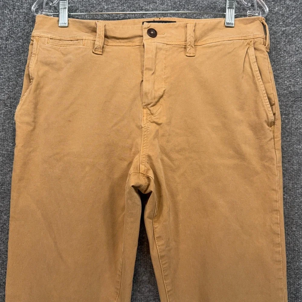 American Eagle Chino Pants Mens 30x30 Tan 360 Extreme Flex Slim Khaki Trousers